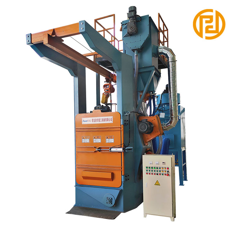 Hook Type Steel Sand Shot Sharting Automobile бөлүктөрү үчүн жарылуу машинасы